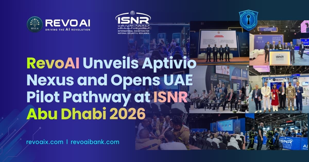 RevoAI Unveils Aptivio Nexus and Opens UAE Pilot Pathway at ISNR Abu Dhabi 2026